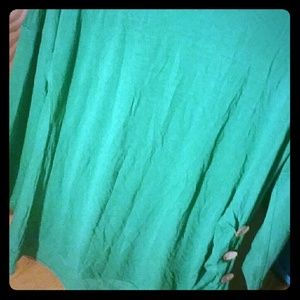 Oversized Green Long Sleeve Tshirt